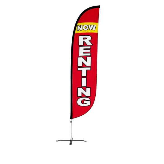 Now Renting Feather Flag