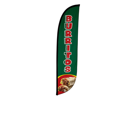 Burrito Feather Flag