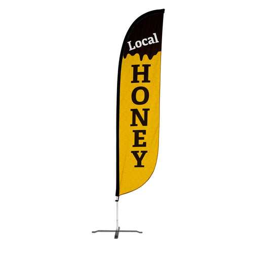 Local Honey Feather Flag
