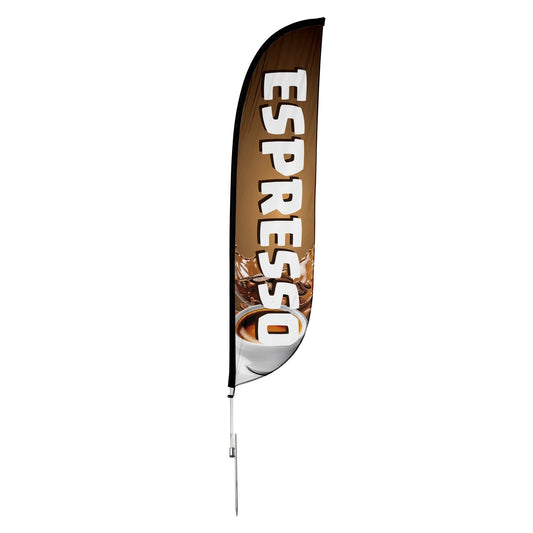 Espresso Feather Flag