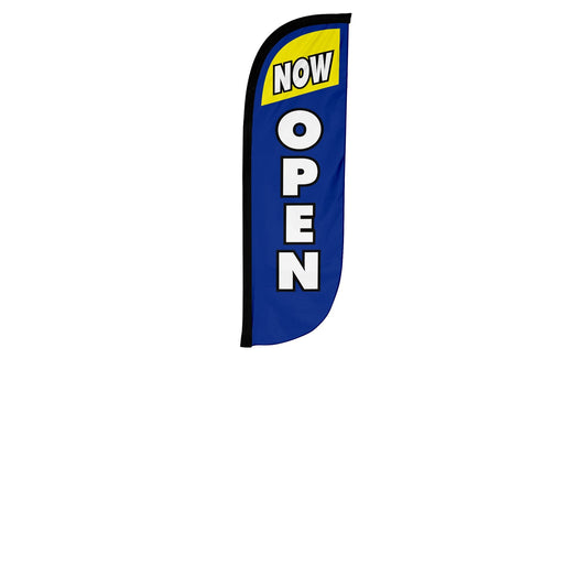 Now Open Feather Flag