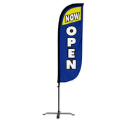 Now Open Feather Flag