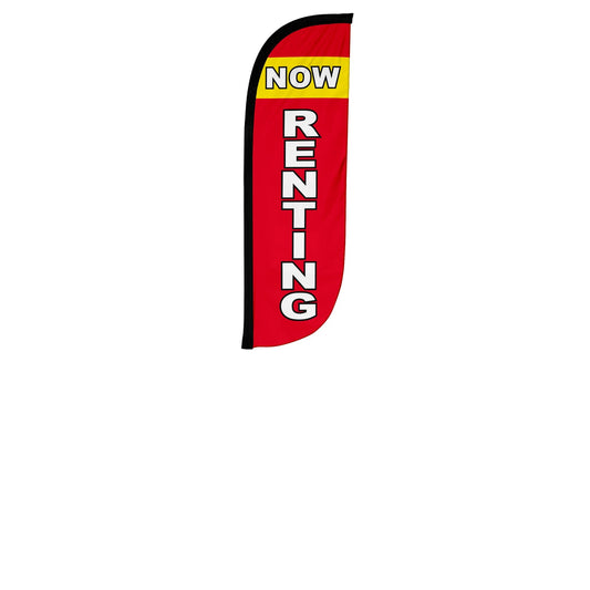 Now Renting Feather Flag