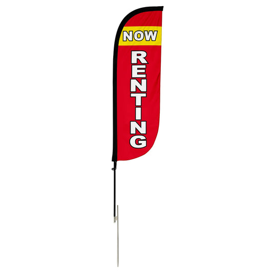 Now Renting Feather Flag