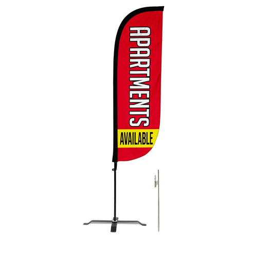 Apartments Available Feather Flag