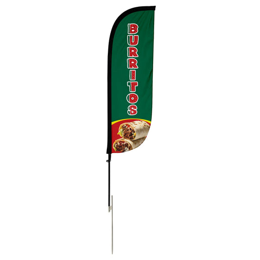 Burrito Feather Flag