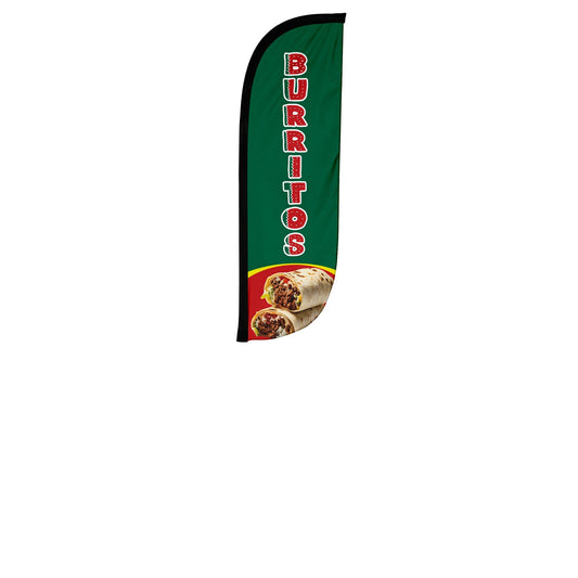 Burrito Feather Flag