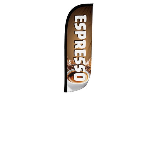 Espresso Feather Flag