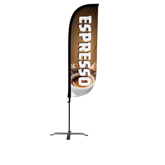 Espresso Feather Flag