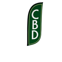 8ft CBD Feather Flag