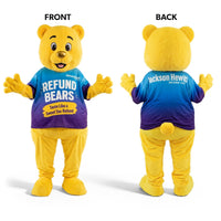 Jackson Hewitt Refund Bear Fur Mascot Costume