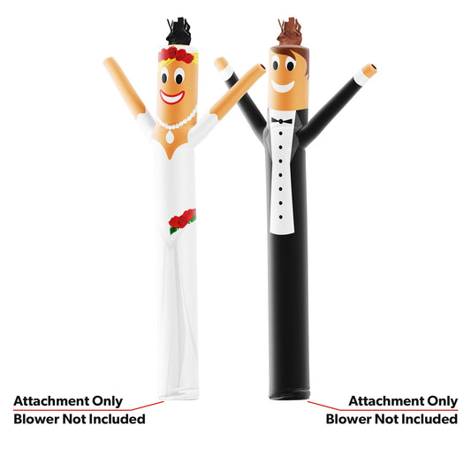 Bride & Groom Air Dancers® Inflatable Tube Man Character Sets