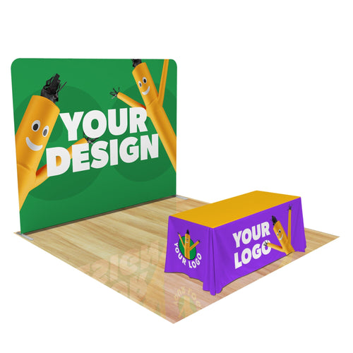 Custom Trade Show Display with Table Cover