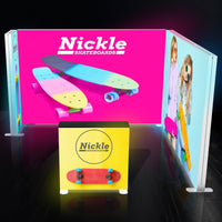 Backlit Trade Show Booth SEG Corner & Partition