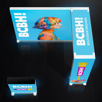 Backlit Trade Show Booth with Archway