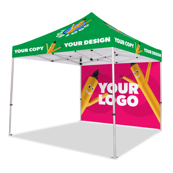 10x10 Custom Canopy Tent w/ Back Wall