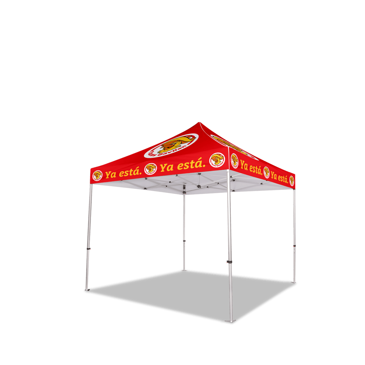 Custom Canopy Tent with Full Back & Half Side Walls