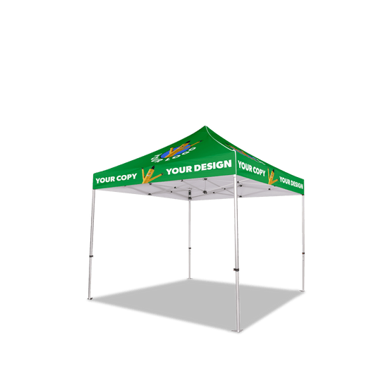 10x10 Custom Canopy Tent w/ Back Wall