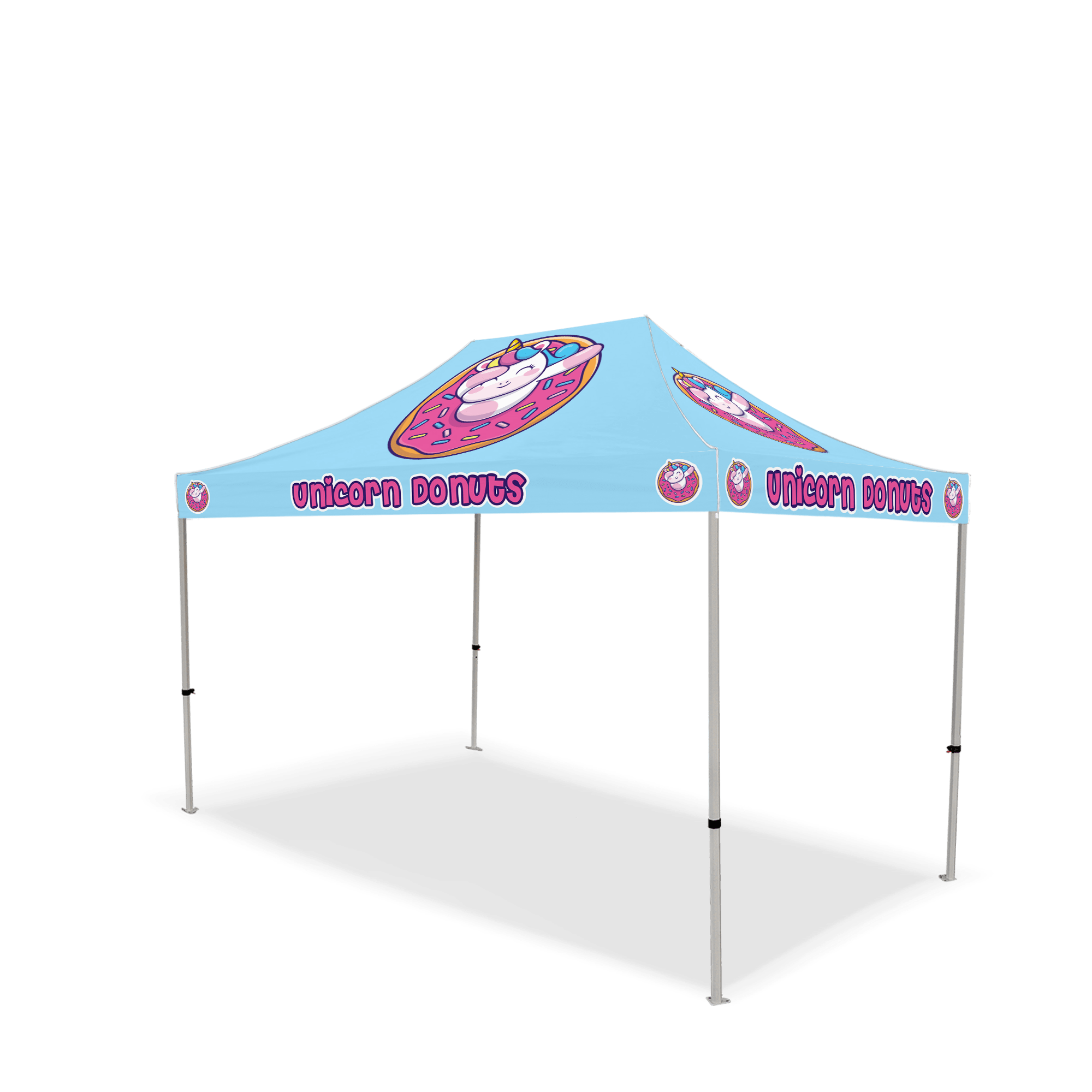 Custom Canopy Tent with Back Wall