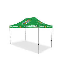 10x10 Custom Canopy Tent w/ Back Wall