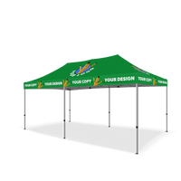 10x10 Custom Canopy Tent w/ Back Wall
