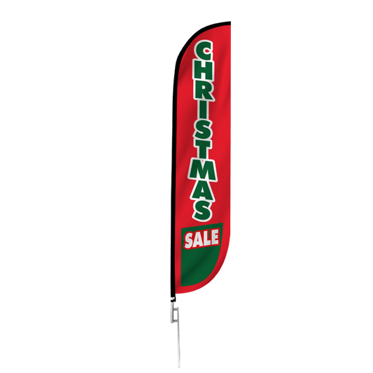 Christmas Sale Feather Flag 