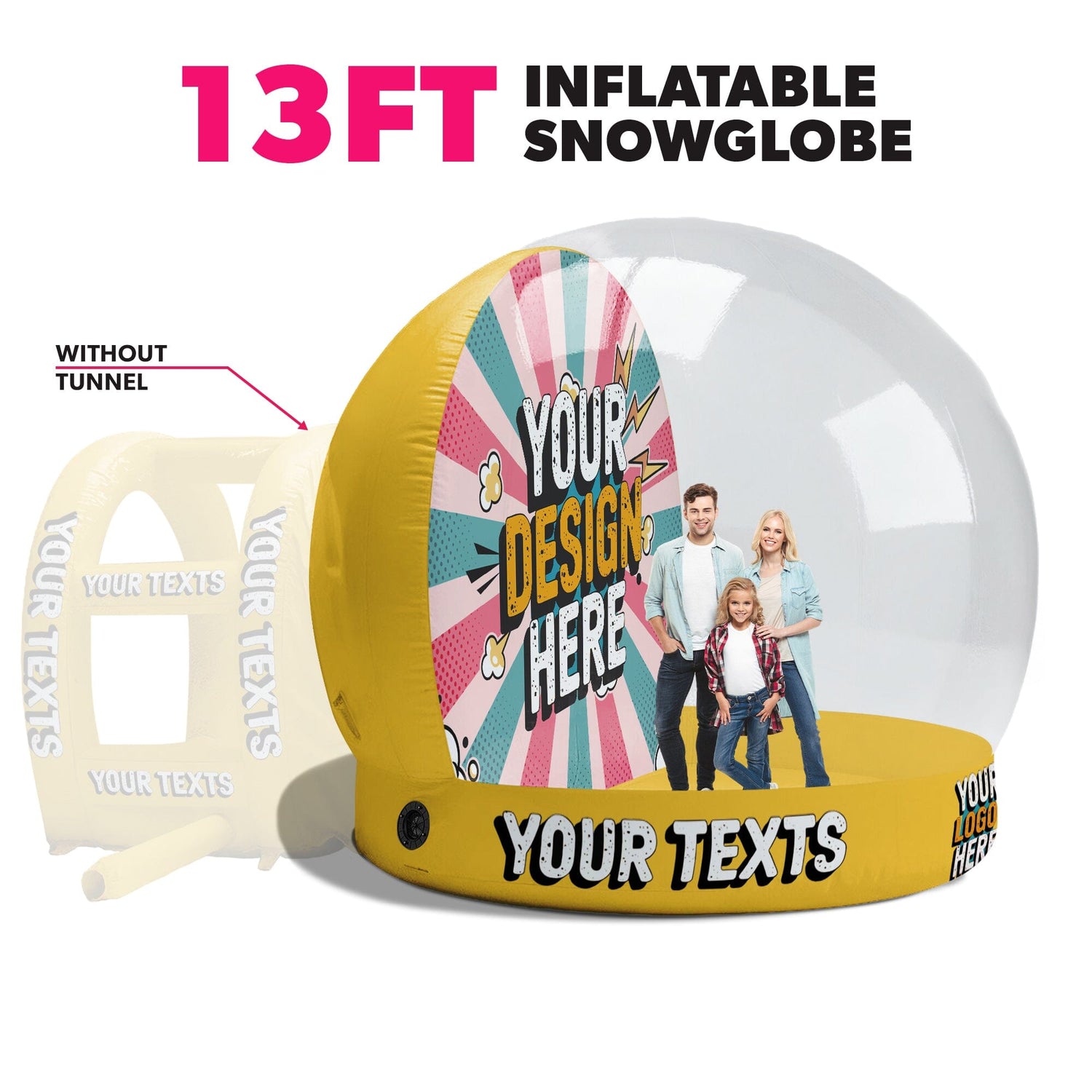 Yellow / 13ft / No Tunnel
