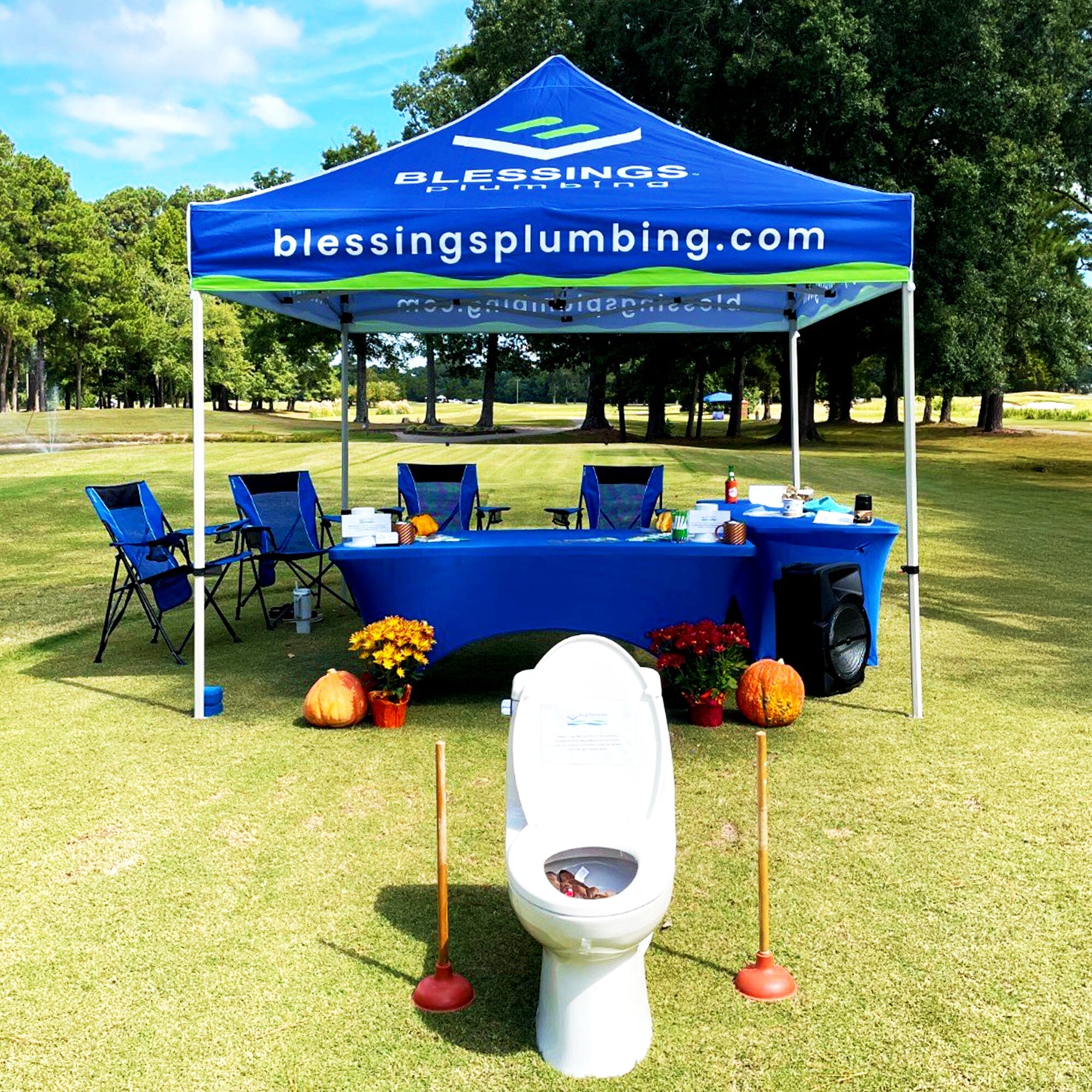 Custom Canopy Tent with Table Cover