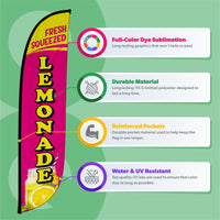 Lemonade Feather Flag