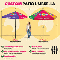 Custom Patio Umbrella (4-Panel)