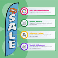Yard Sale Feather Flag