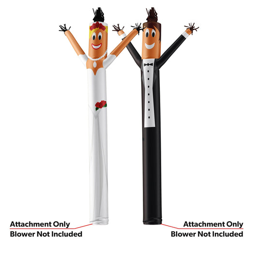 Bride & Groom Air Dancers® Inflatable Tube Man Character Sets