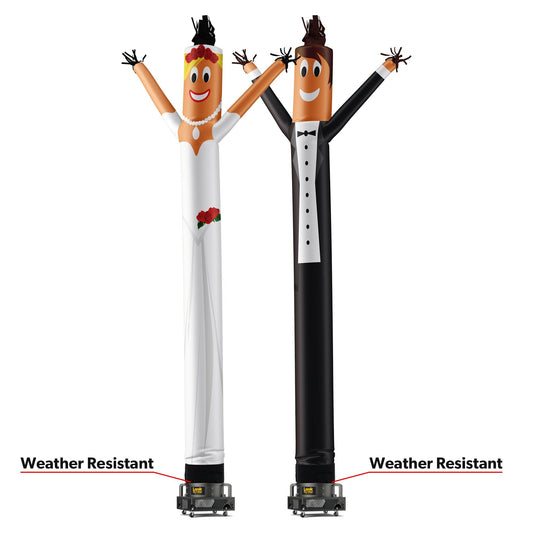 Bride & Groom Air Dancers® Inflatable Tube Man Character Sets