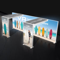 10x20 Backlit Trade Show Booth SEG Double Arch