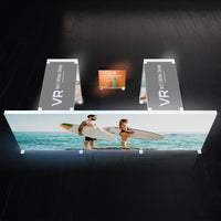 10x20 Backlit Trade Show Booth SEG Double Arch