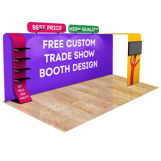 20ft Fastzip™ Custom Trade Show Booth 