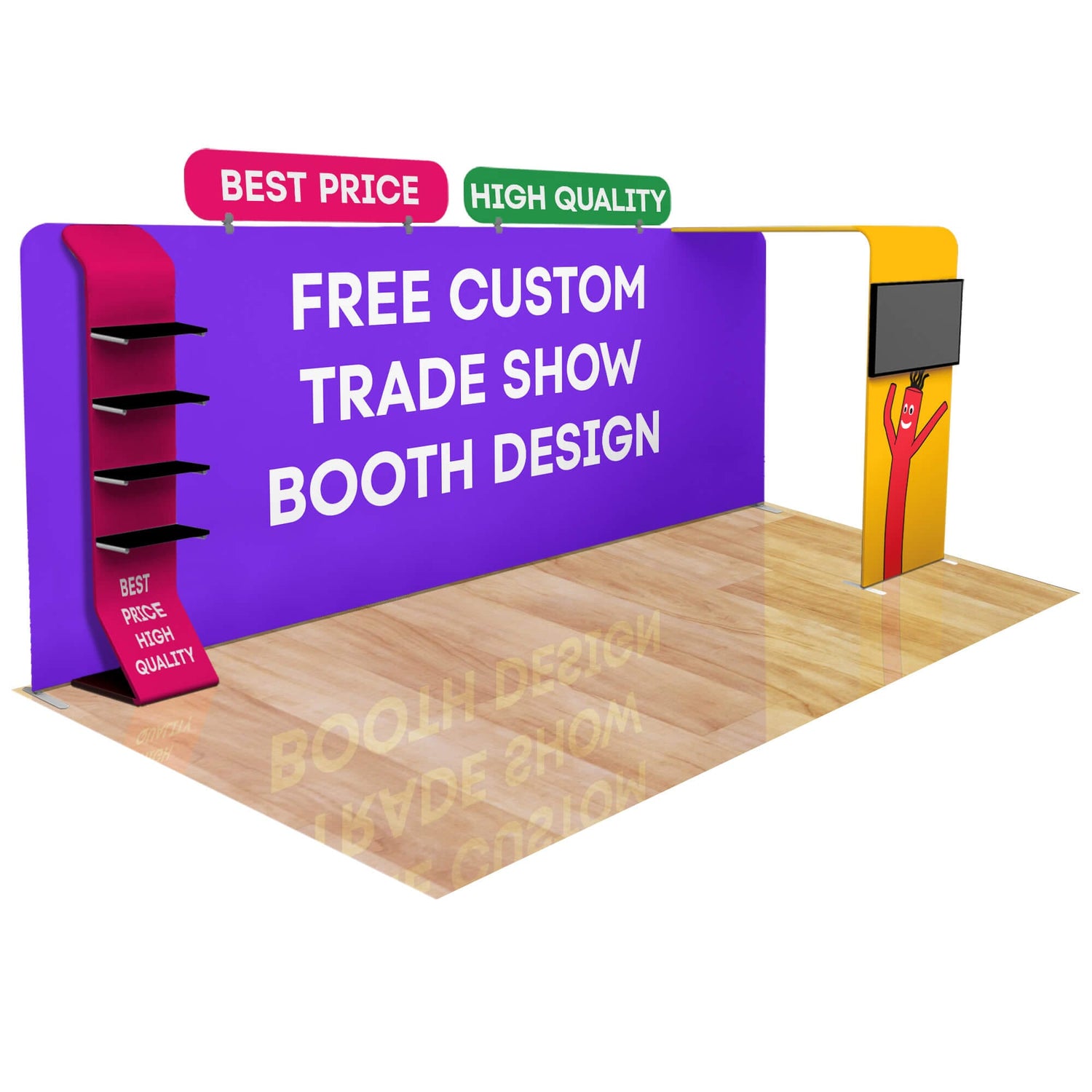 20ft Fastzip™ Custom Trade Show Booth 