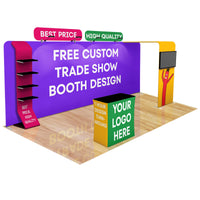 20ft Fastzip™ Custom Trade Show Booth 