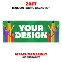20ft / Attachment Only (No Hardware) / No Table Cover