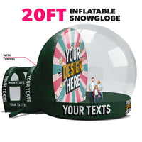 Dark Green / 20ft / + Add Tunnel