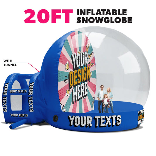 Light Blue / 20ft / + Add Tunnel