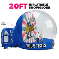 Light Blue / 20ft / + Add Tunnel