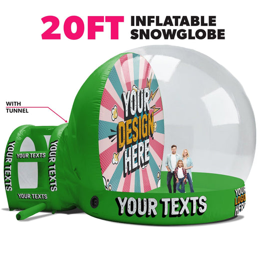 Lime Green / 20ft / + Add Tunnel
