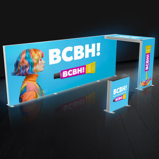 Backlit Trade Show Booth with Archway