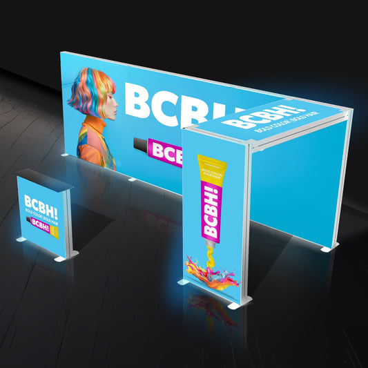 Backlit Trade Show Booth with Archway