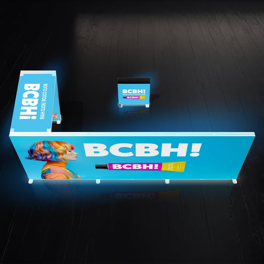Backlit Trade Show Booth with Archway