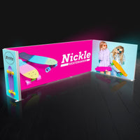 Backlit Trade Show Booth SEG Corner & Partition