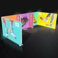 10x20 Backlit Trade Show Booth SEG Partition