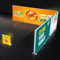 Backlit Trade Show Booth SEG Corner