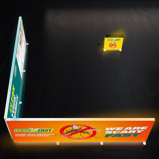 Backlit Trade Show Booth SEG Corner